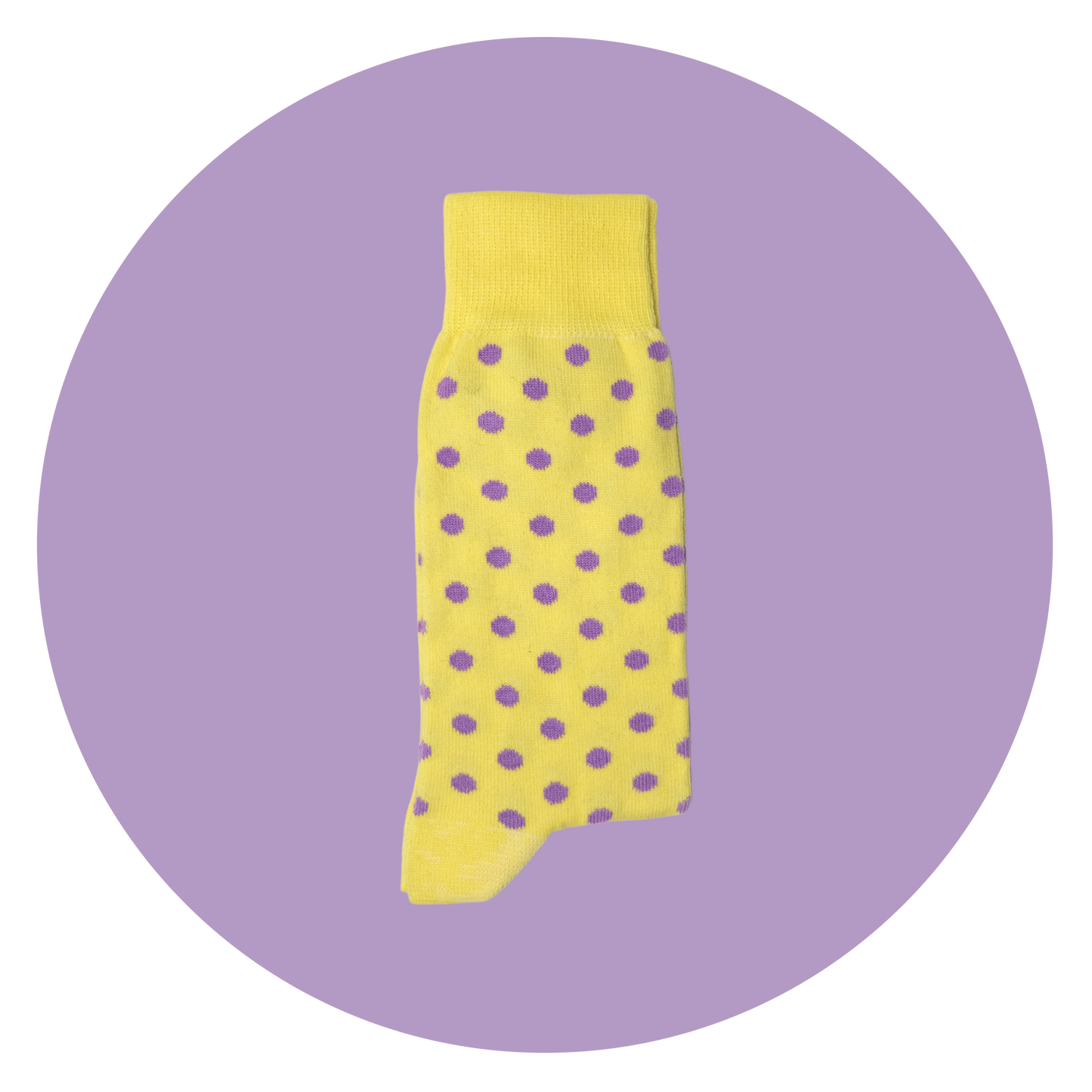 Polka Lemon & Purple