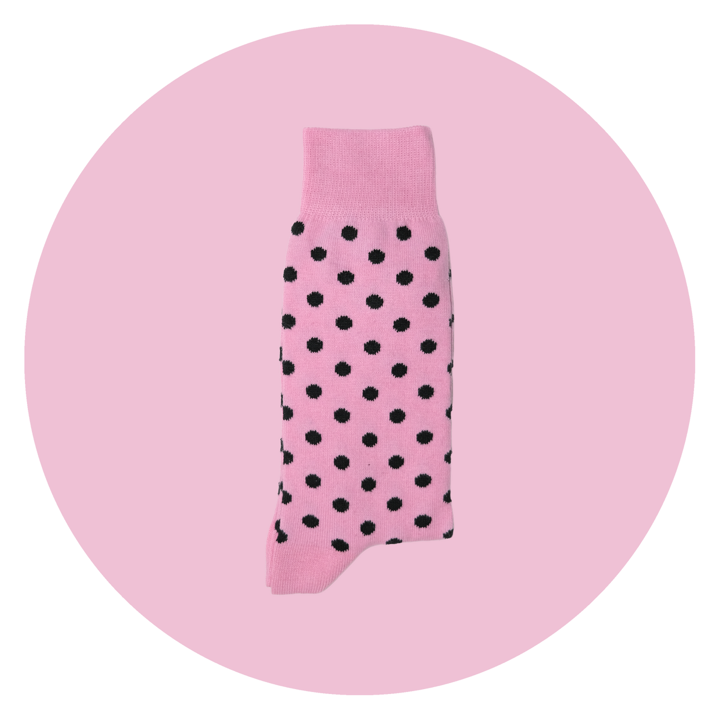 Polka Pink & Black