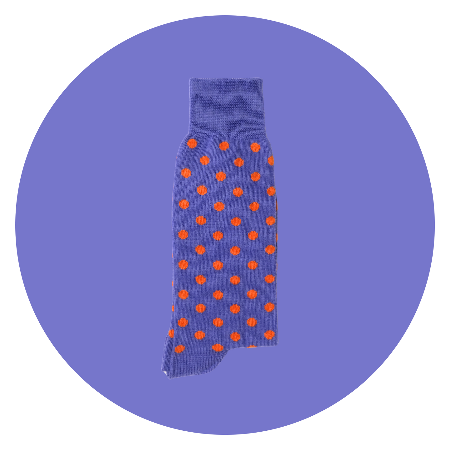 Polka Purple & Orange