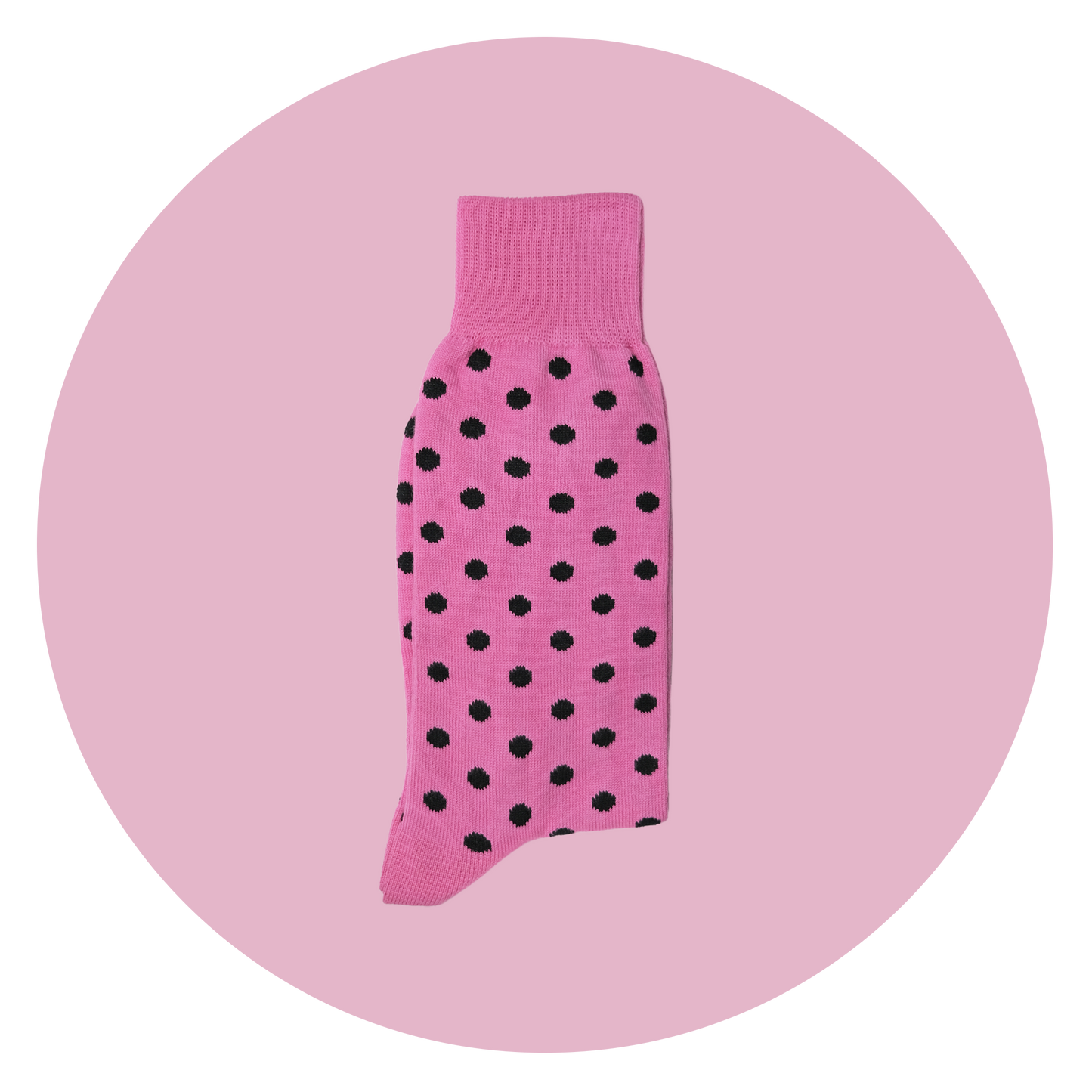 Polka Double Pink & Black