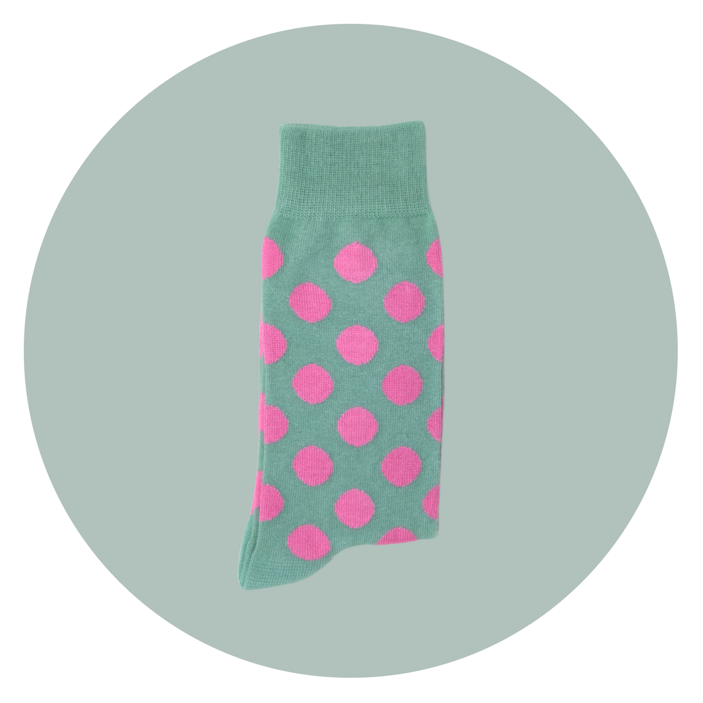 Polka Lime & Pink